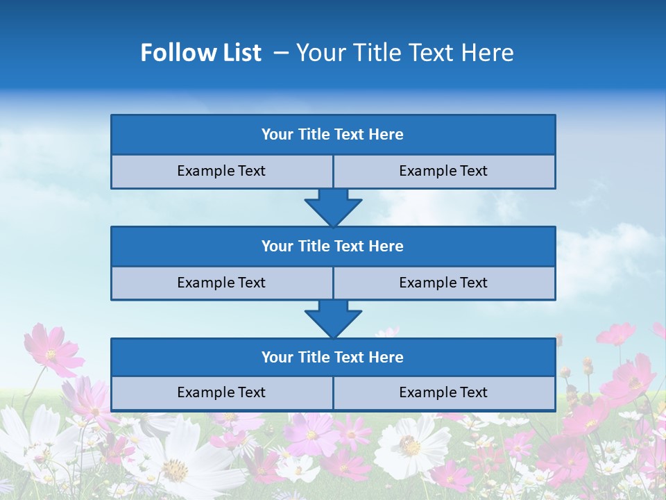 Fresh Element Spring PowerPoint Template