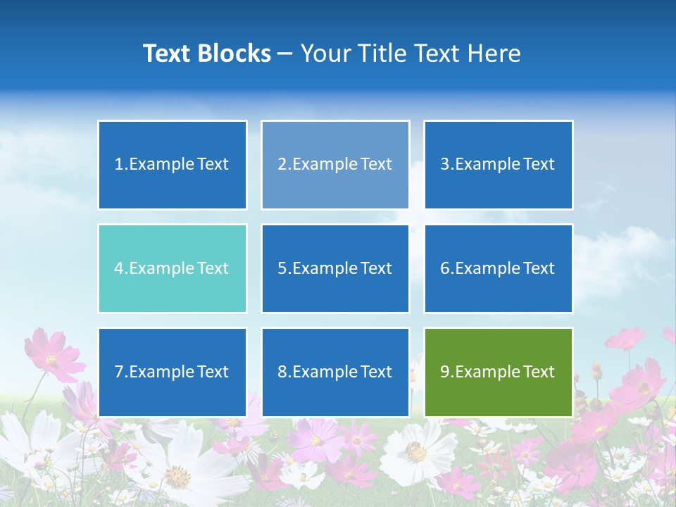 Fresh Element Spring PowerPoint Template