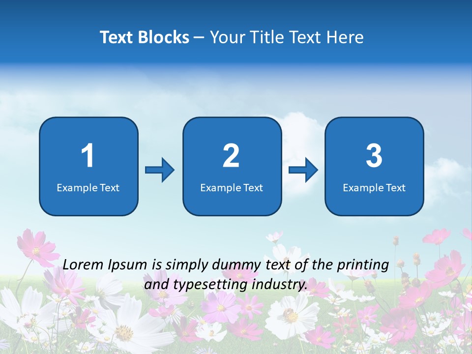 Fresh Element Spring PowerPoint Template