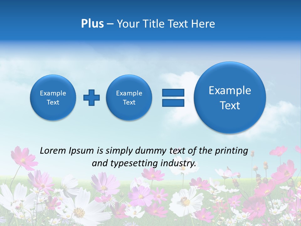 Fresh Element Spring PowerPoint Template