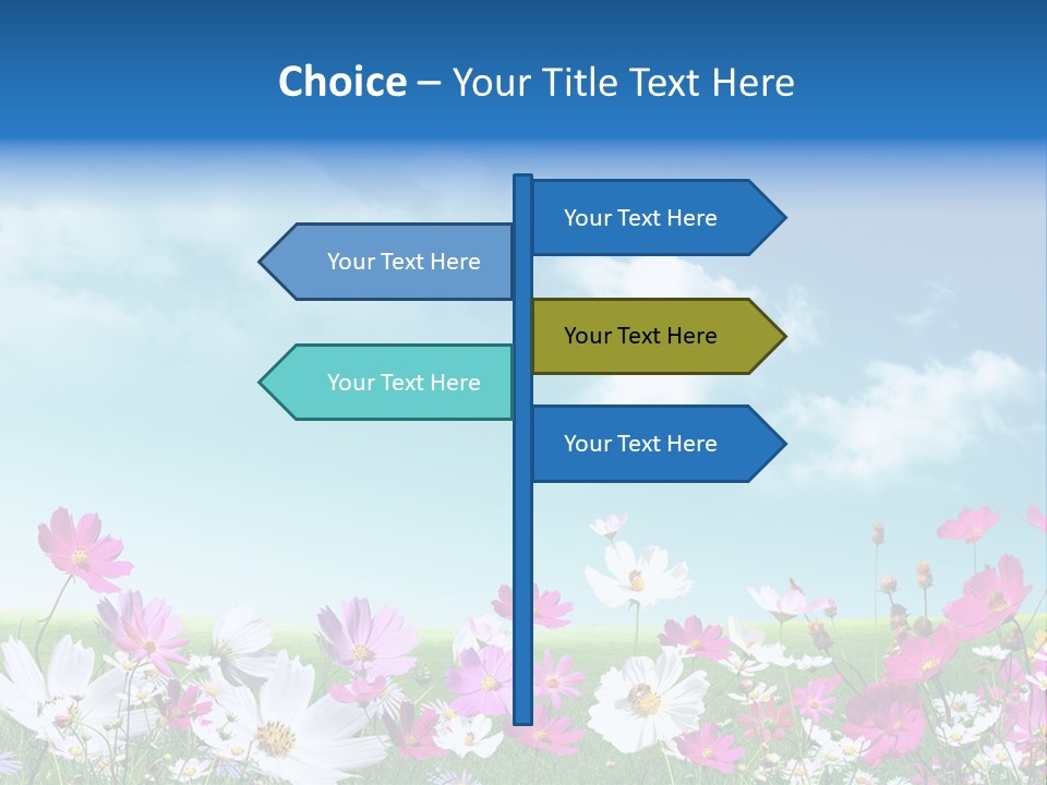 Fresh Element Spring PowerPoint Template