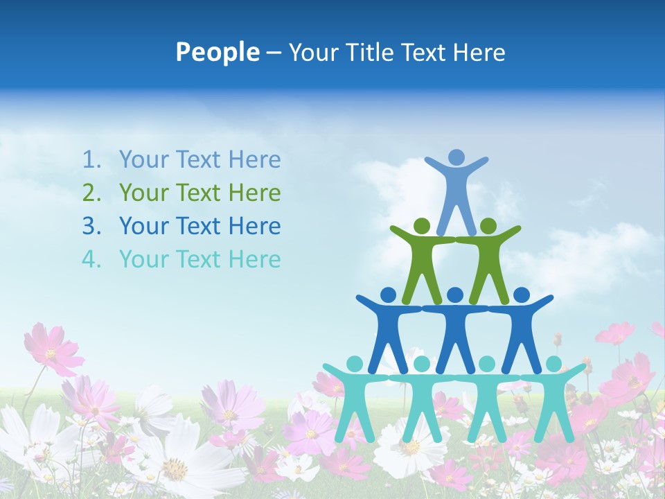 Fresh Element Spring PowerPoint Template