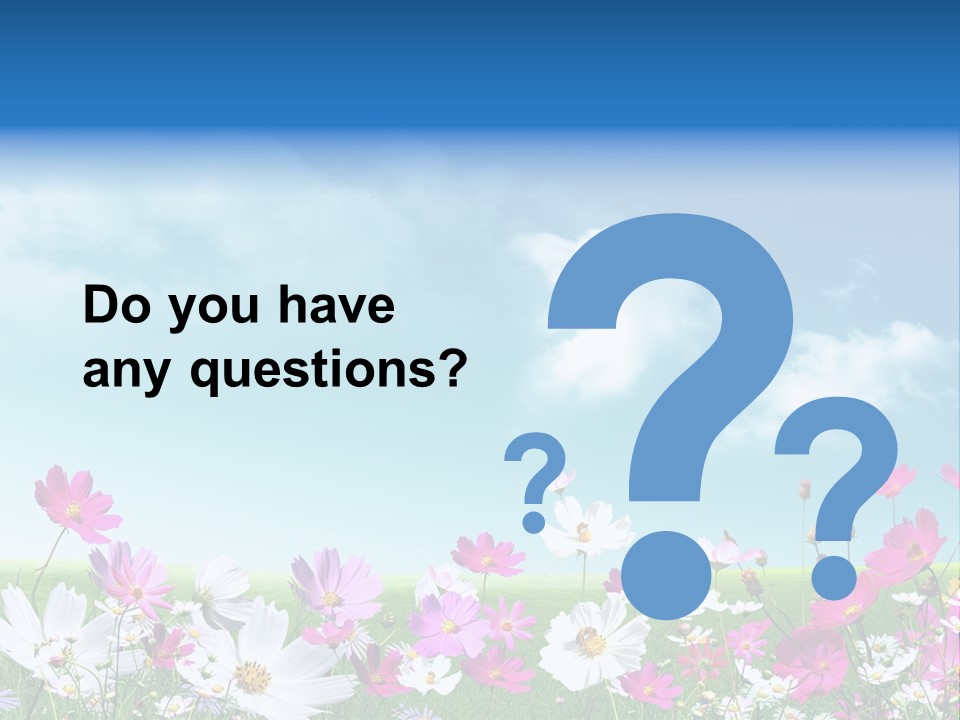 Fresh Element Spring PowerPoint Template