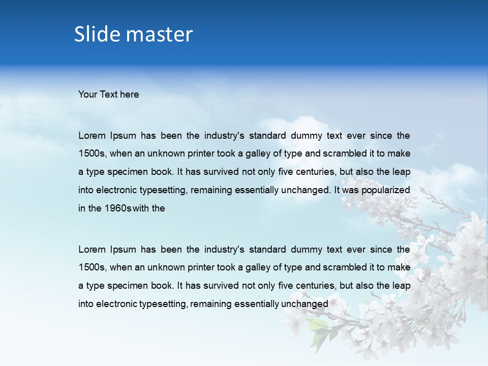 Happiness Background Hope PowerPoint Template