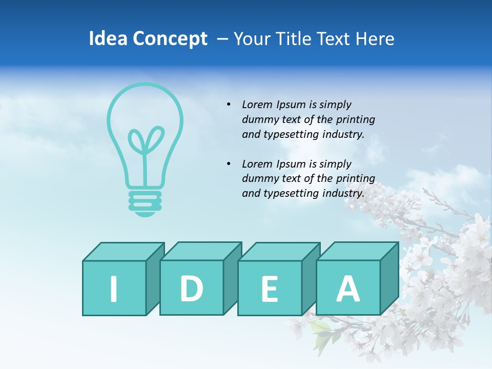 Happiness Background Hope PowerPoint Template