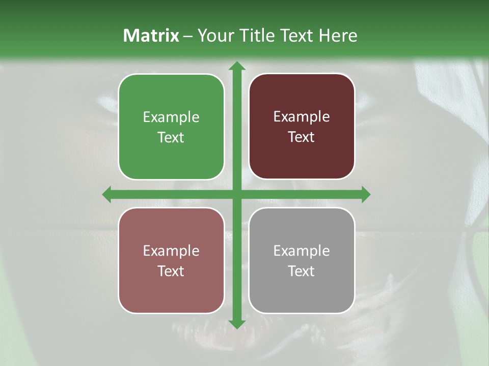 Impressionism Eye Interesting PowerPoint Template