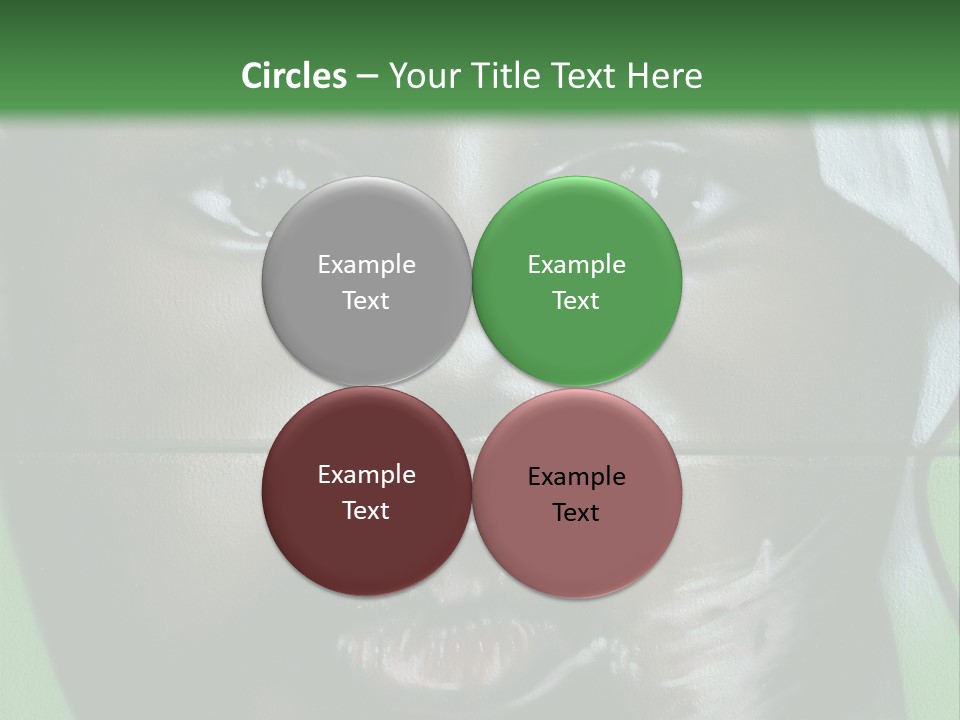 Impressionism Eye Interesting PowerPoint Template