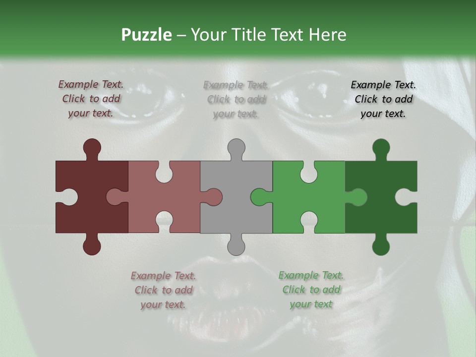 Impressionism Eye Interesting PowerPoint Template