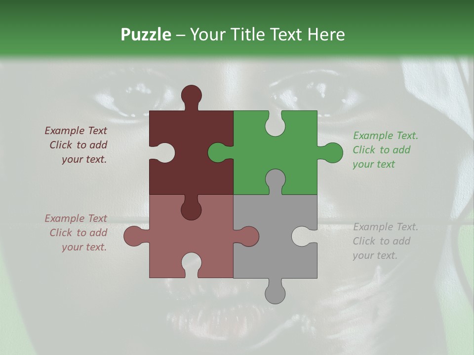 Impressionism Eye Interesting PowerPoint Template