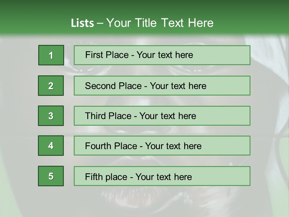 Impressionism Eye Interesting PowerPoint Template