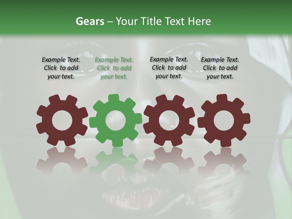 Impressionism Eye Interesting PowerPoint Template