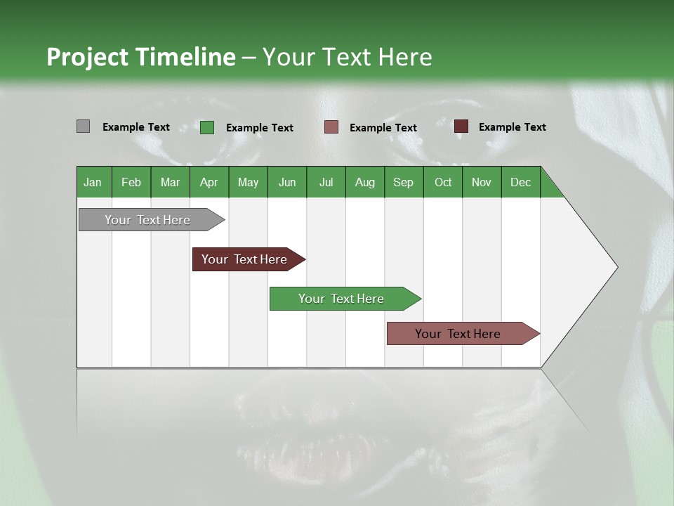 Impressionism Eye Interesting PowerPoint Template