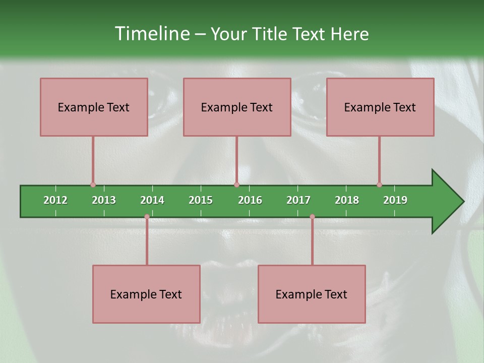Impressionism Eye Interesting PowerPoint Template