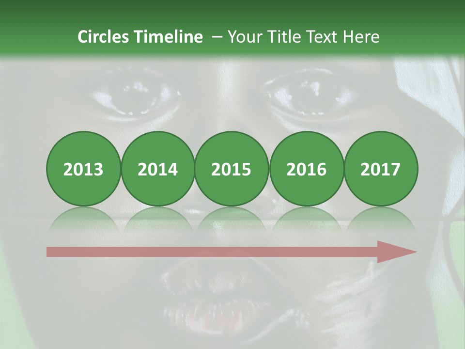 Impressionism Eye Interesting PowerPoint Template