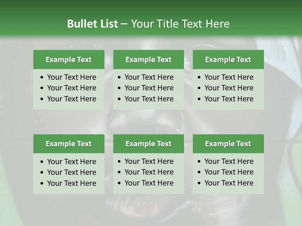 Impressionism Eye Interesting PowerPoint Template