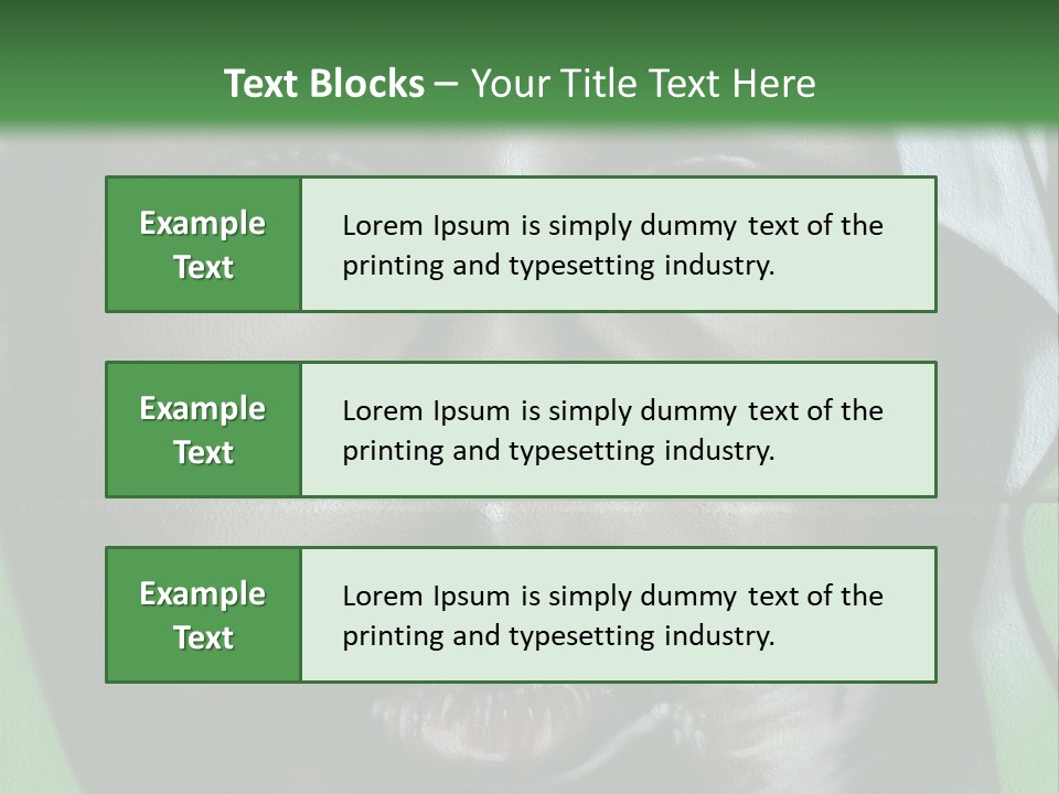 Impressionism Eye Interesting PowerPoint Template