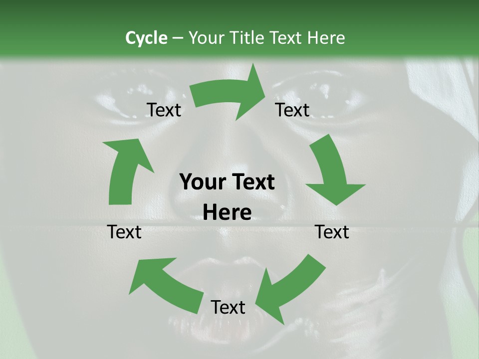 Impressionism Eye Interesting PowerPoint Template