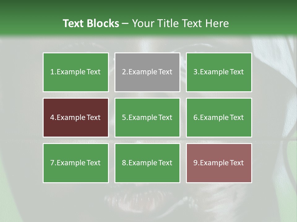 Impressionism Eye Interesting PowerPoint Template