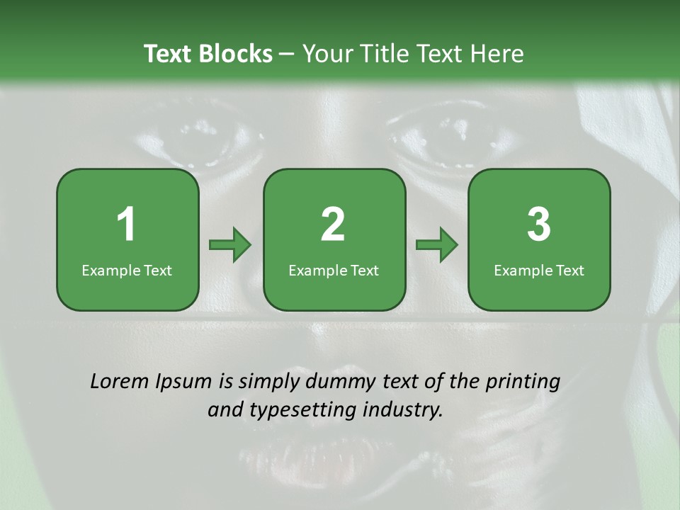 Impressionism Eye Interesting PowerPoint Template