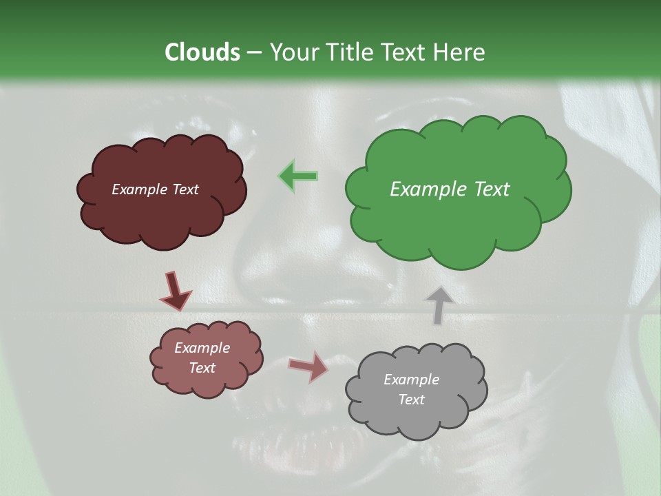 Impressionism Eye Interesting PowerPoint Template