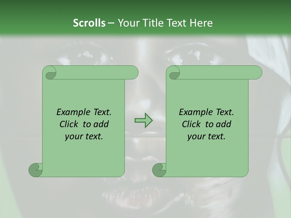 Impressionism Eye Interesting PowerPoint Template