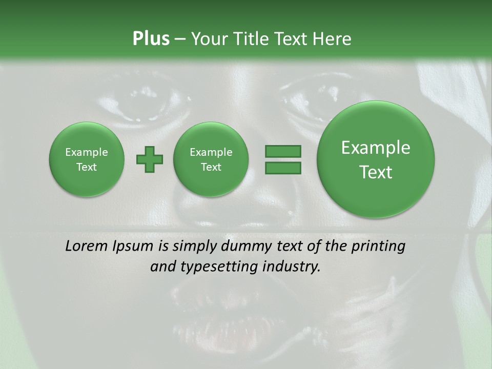 Impressionism Eye Interesting PowerPoint Template