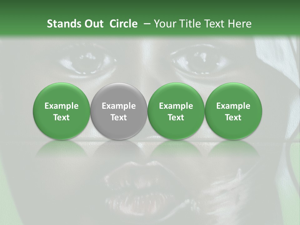 Impressionism Eye Interesting PowerPoint Template