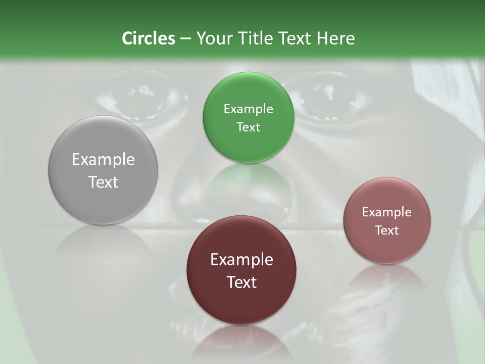 Impressionism Eye Interesting PowerPoint Template