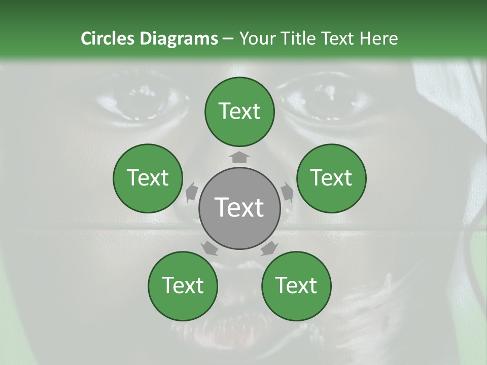 Impressionism Eye Interesting PowerPoint Template