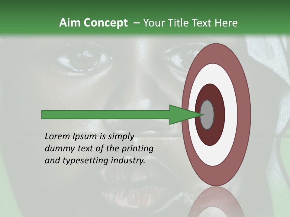 Impressionism Eye Interesting PowerPoint Template