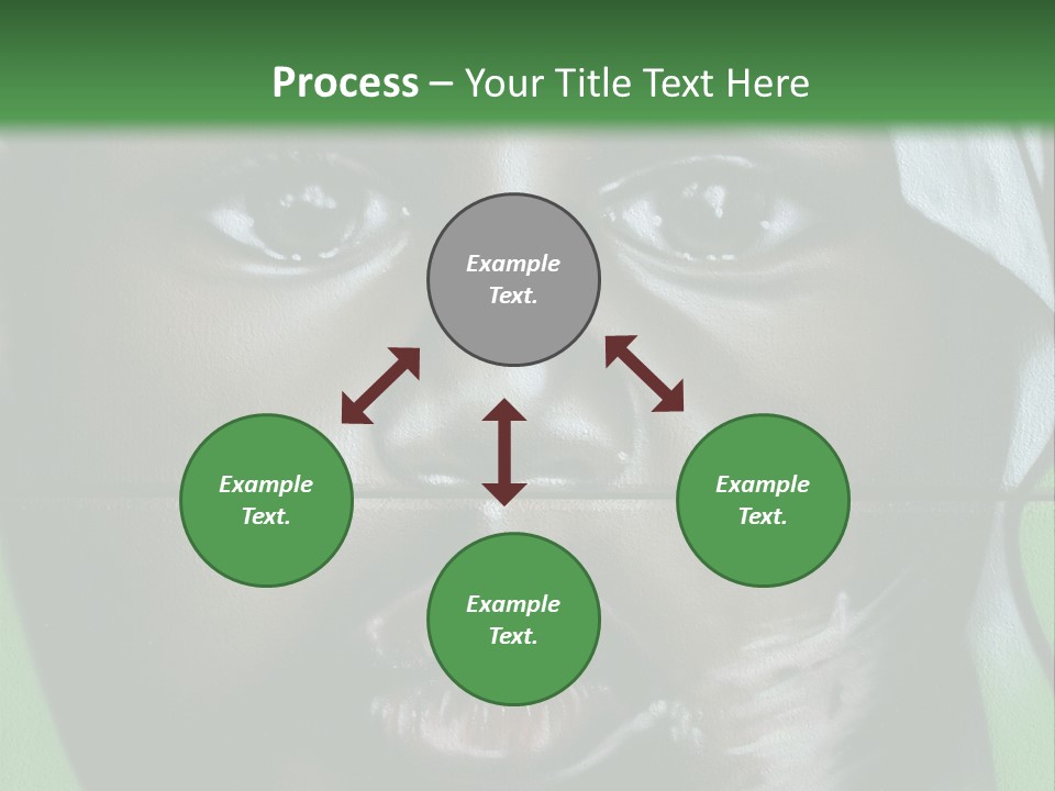 Impressionism Eye Interesting PowerPoint Template
