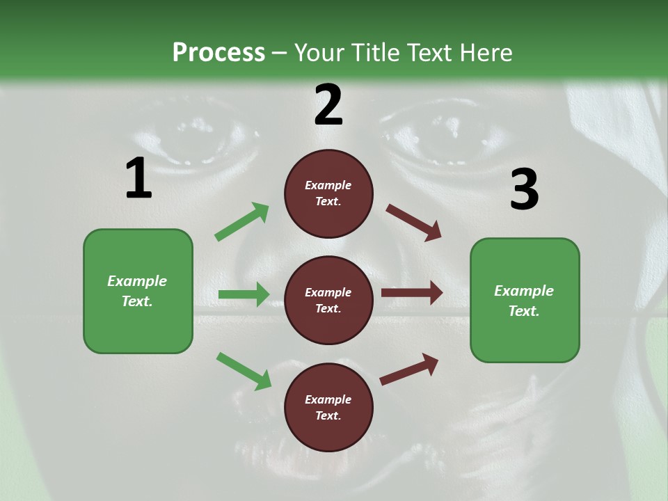Impressionism Eye Interesting PowerPoint Template
