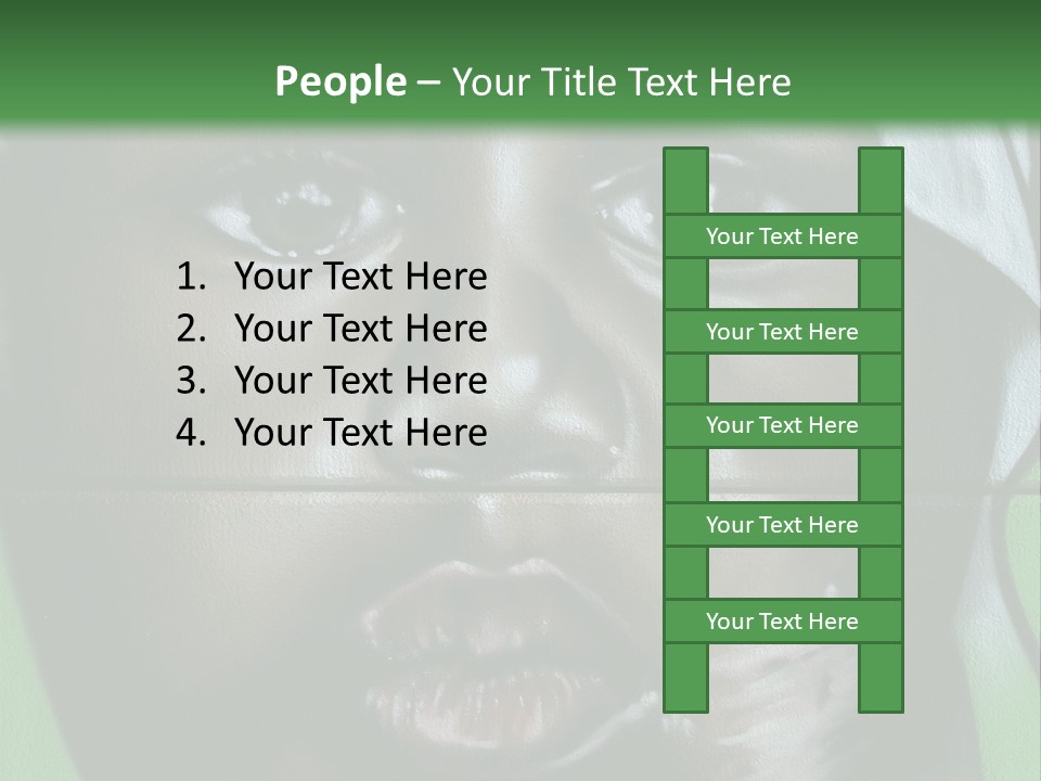 Impressionism Eye Interesting PowerPoint Template