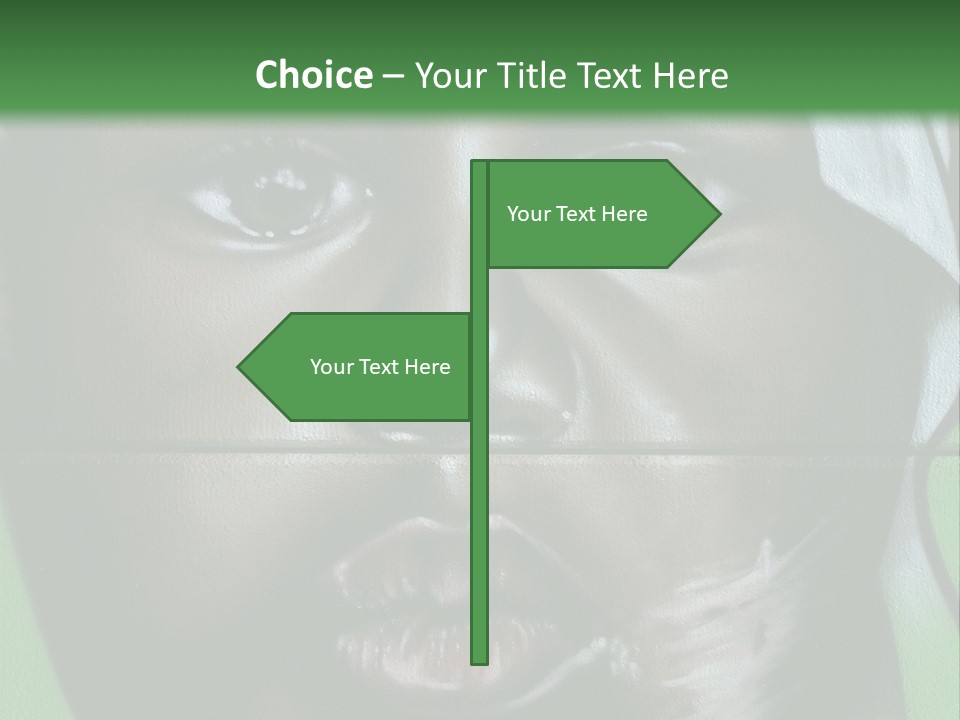 Impressionism Eye Interesting PowerPoint Template