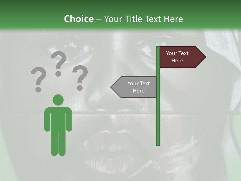 Impressionism Eye Interesting PowerPoint Template