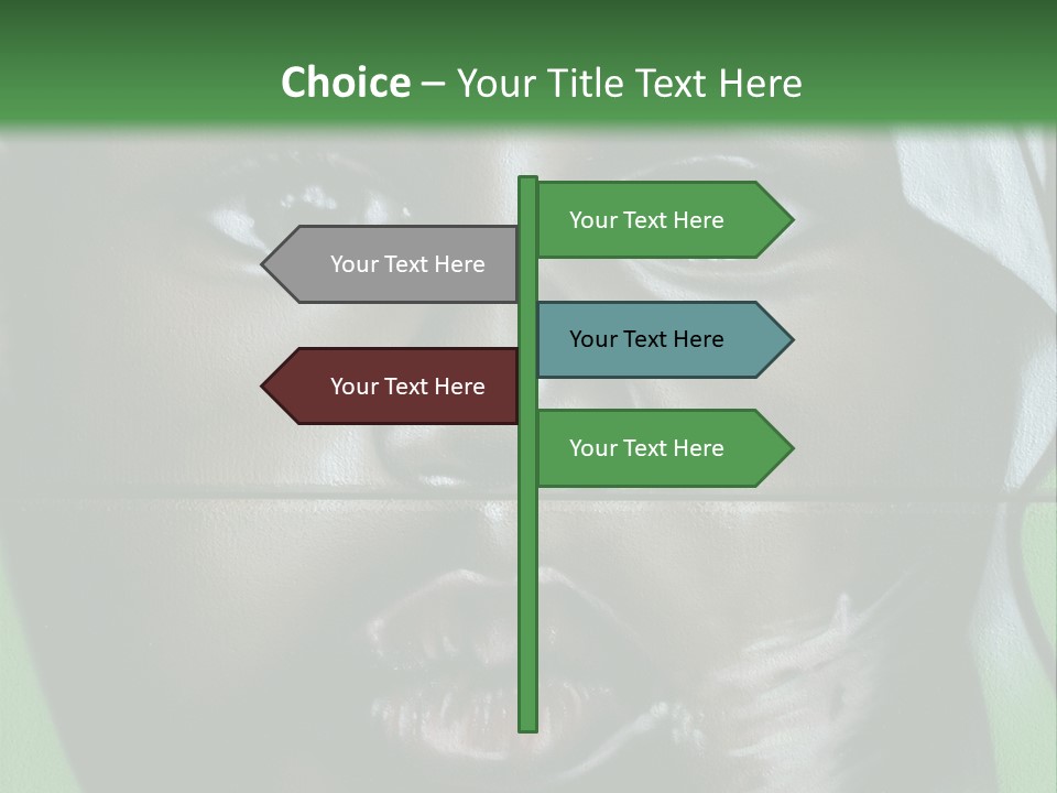 Impressionism Eye Interesting PowerPoint Template