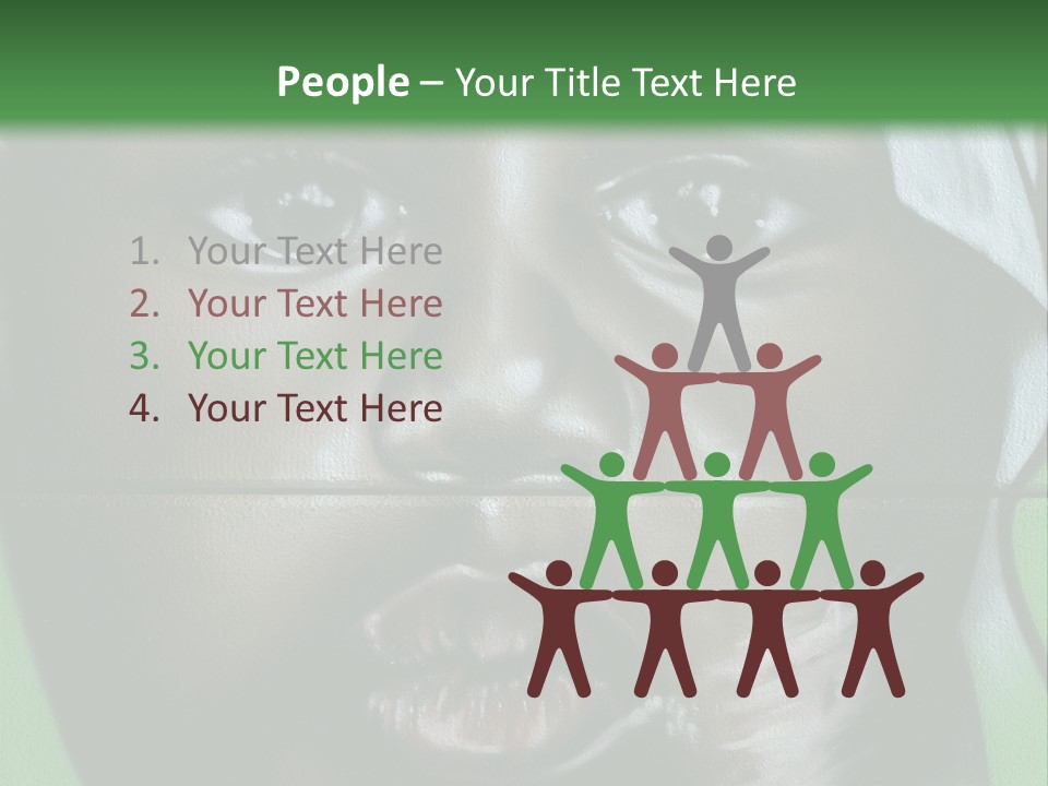 Impressionism Eye Interesting PowerPoint Template