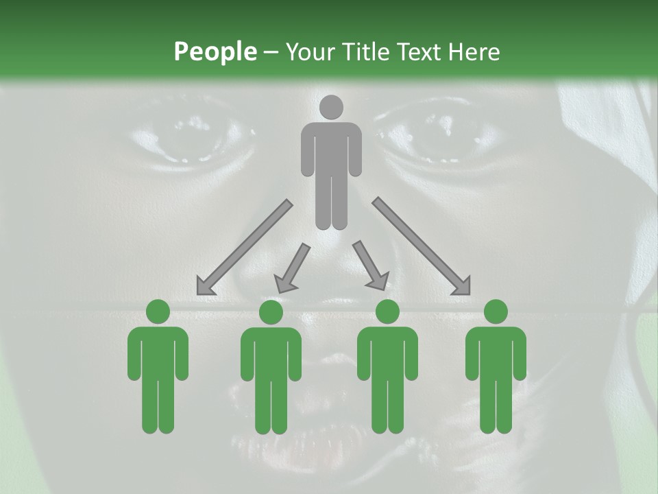 Impressionism Eye Interesting PowerPoint Template