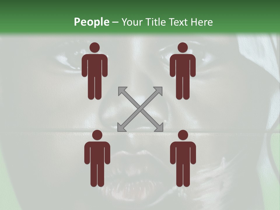 Impressionism Eye Interesting PowerPoint Template