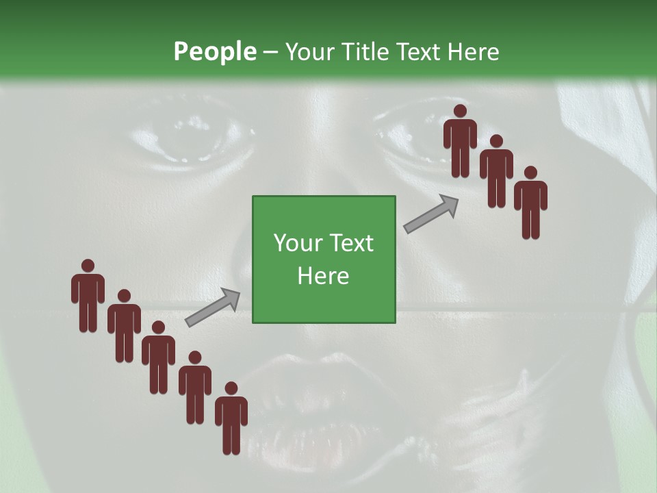 Impressionism Eye Interesting PowerPoint Template