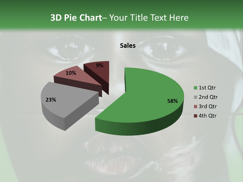 Impressionism Eye Interesting PowerPoint Template