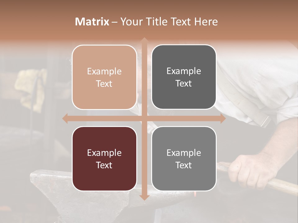 Hammer Smithy Man PowerPoint Template