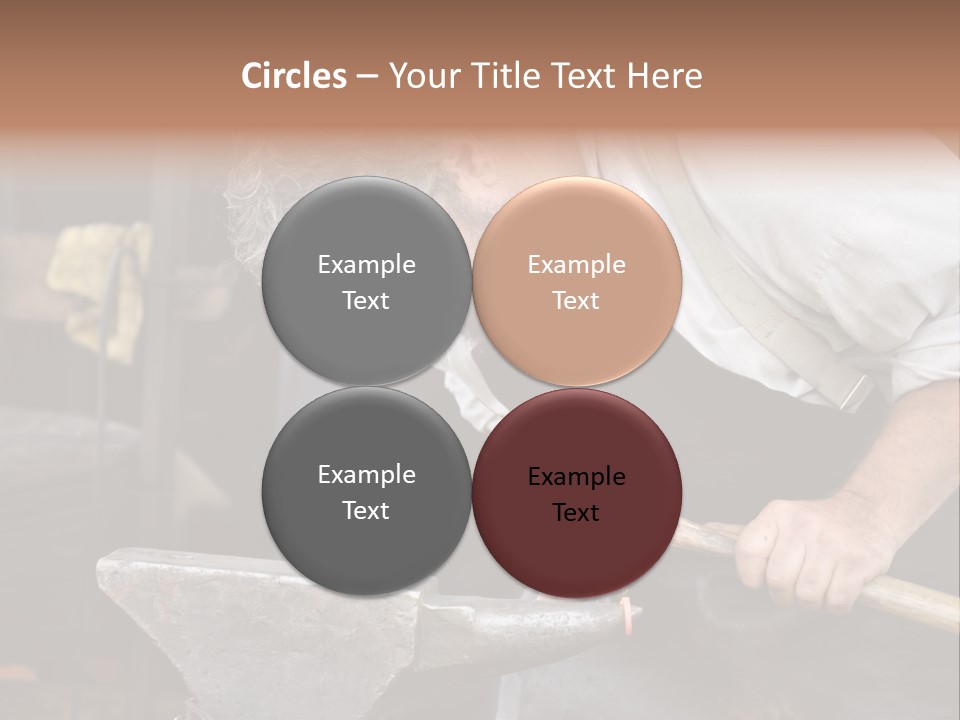 Hammer Smithy Man PowerPoint Template