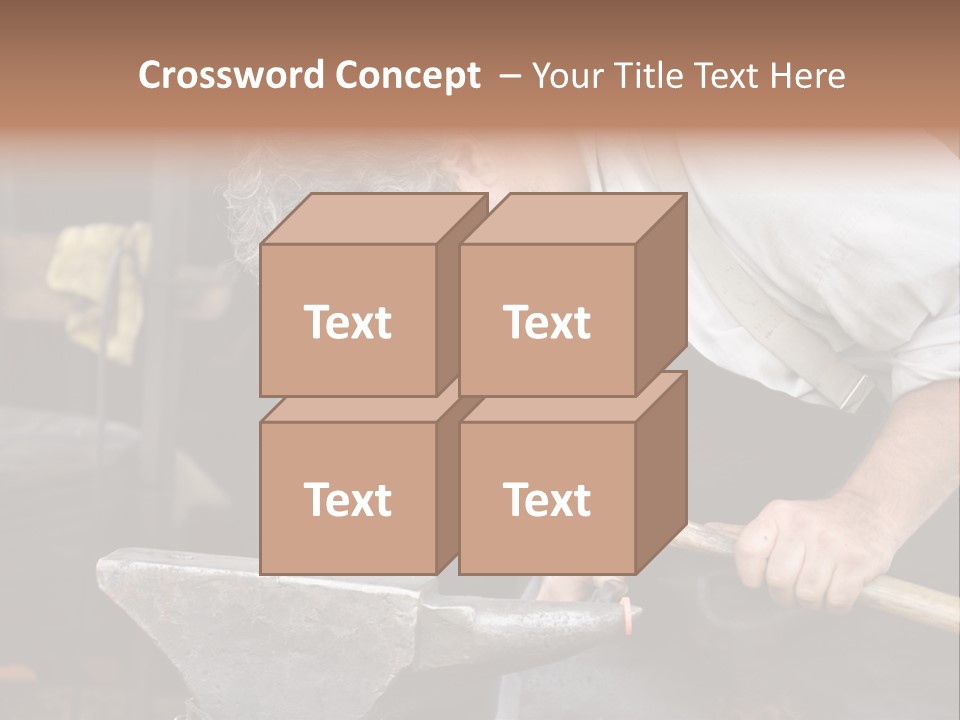 Hammer Smithy Man PowerPoint Template