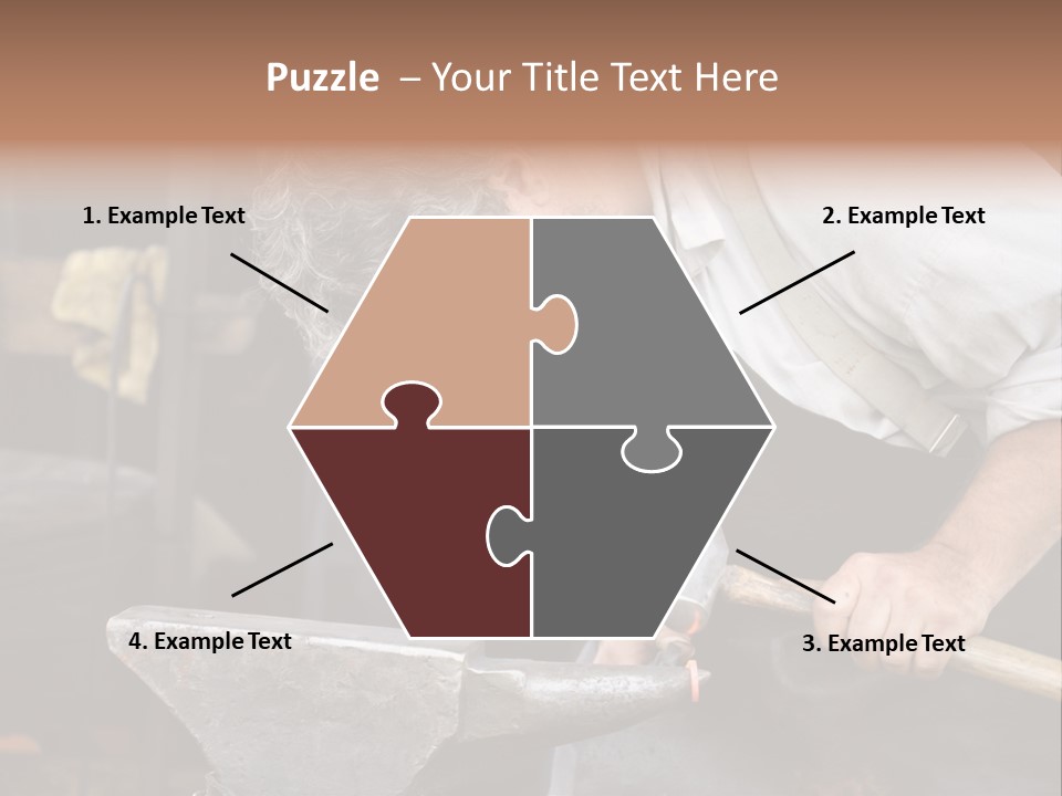 Hammer Smithy Man PowerPoint Template