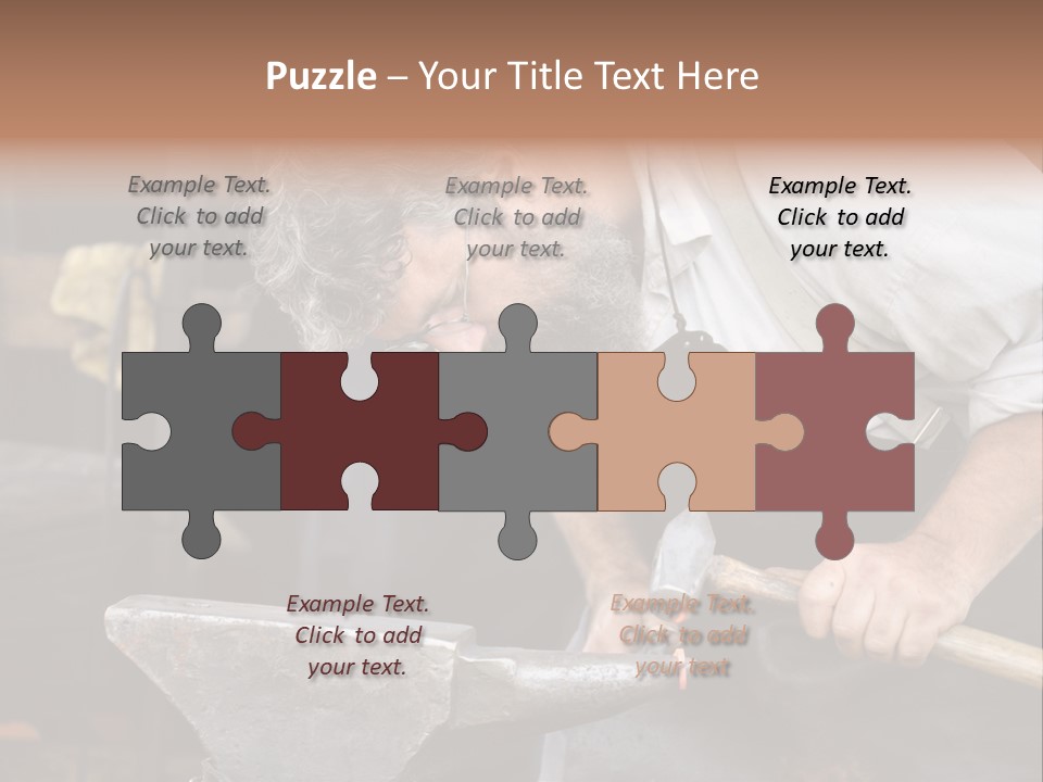 Hammer Smithy Man PowerPoint Template