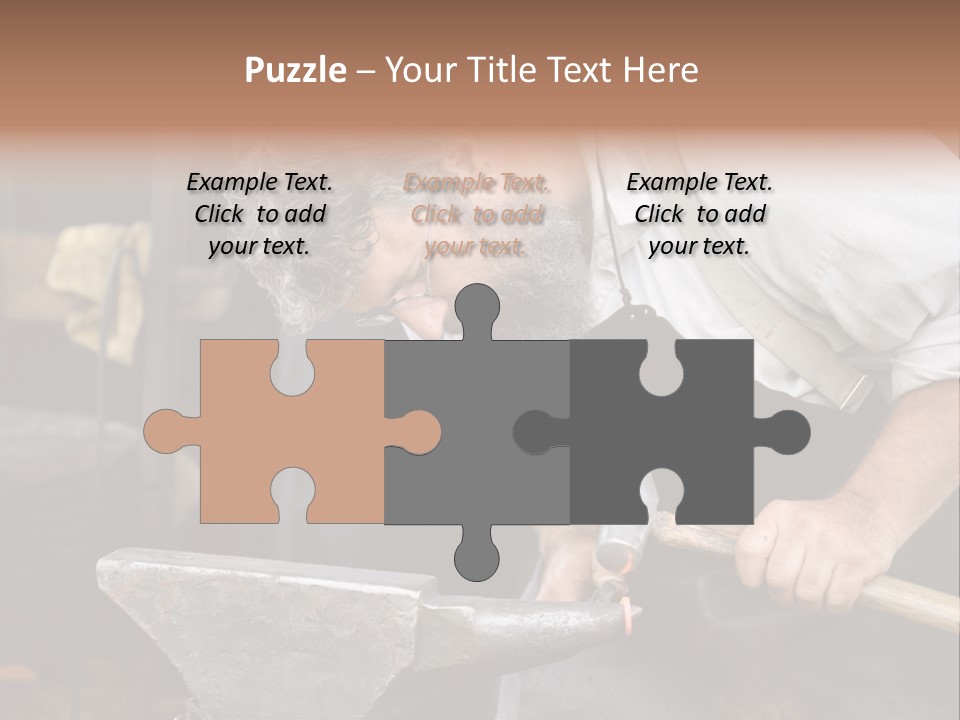 Hammer Smithy Man PowerPoint Template