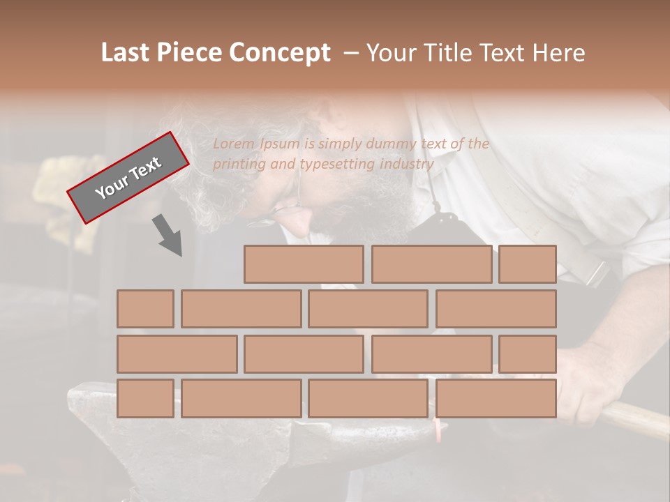 Hammer Smithy Man PowerPoint Template