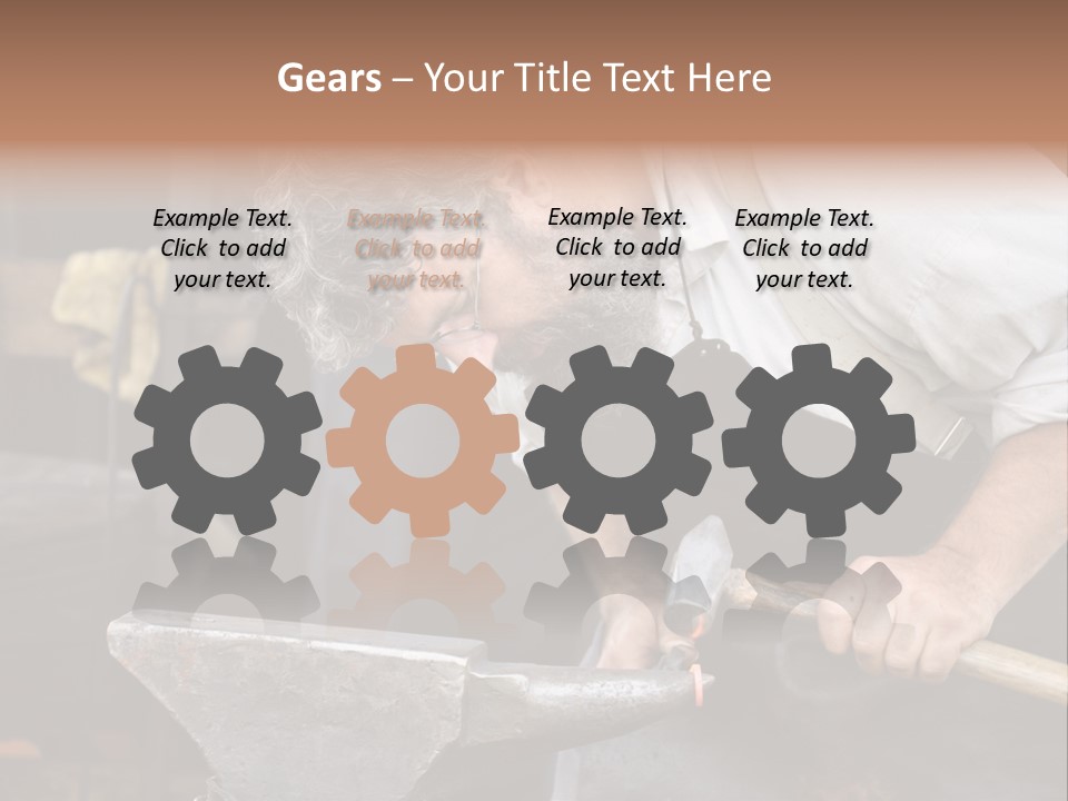 Hammer Smithy Man PowerPoint Template