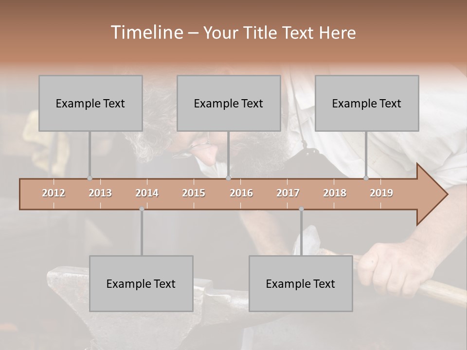Hammer Smithy Man PowerPoint Template